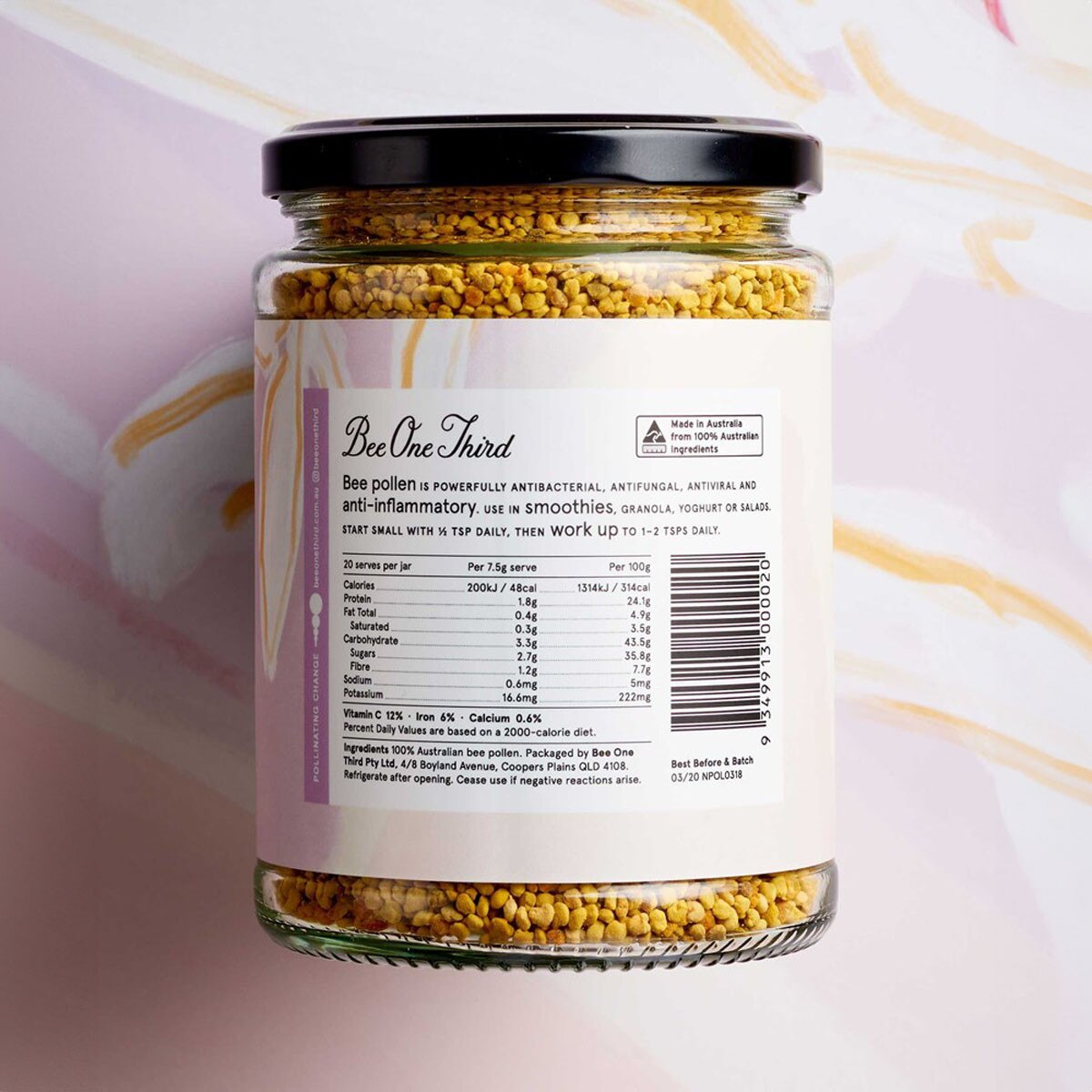 Wild Flower Bee Pollen - 300g | Bee One Third
