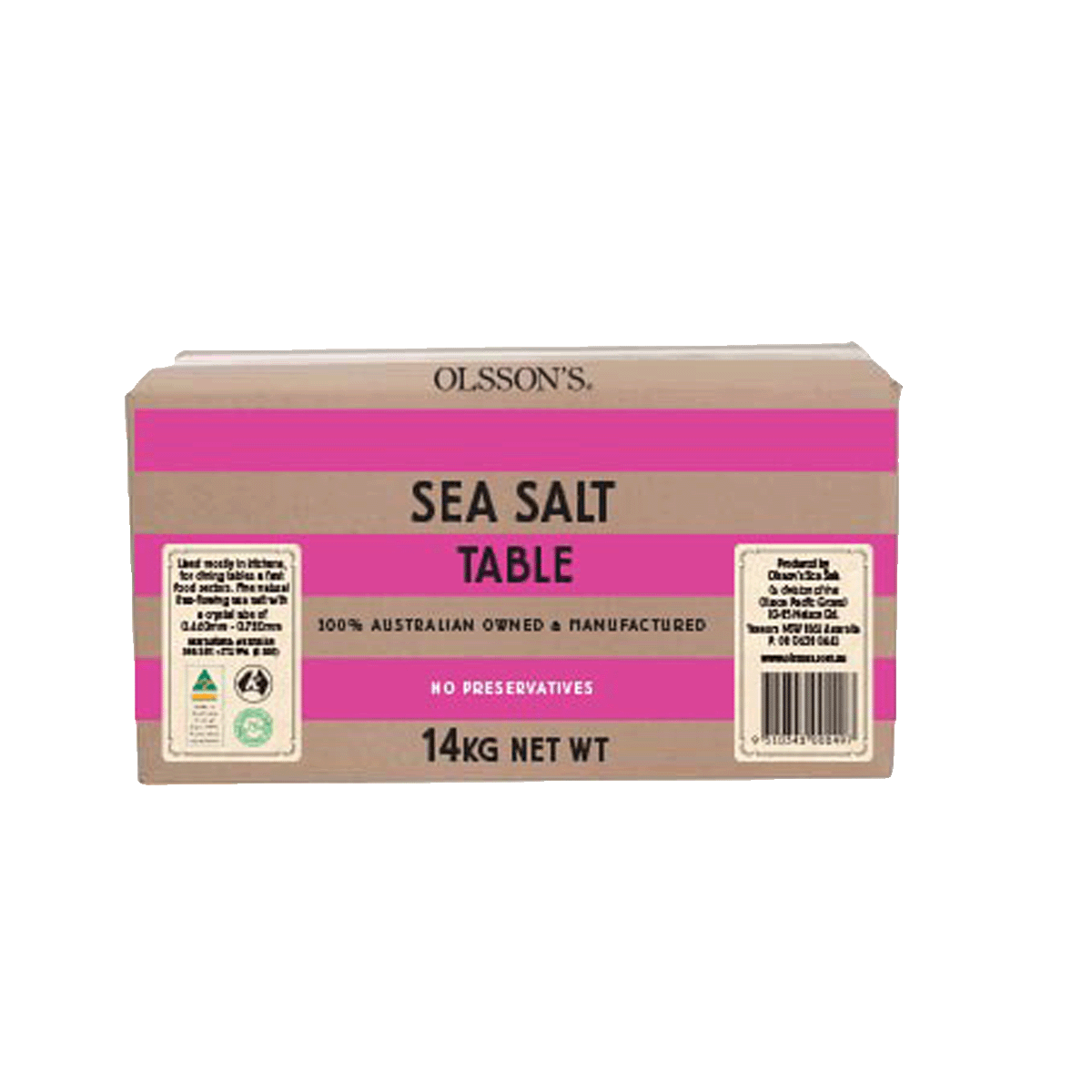 Table Salt - 14kg | Olssons | Salt, Pepper, Spices etc